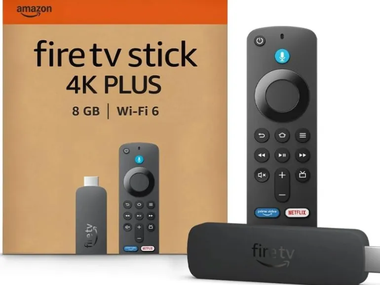 Amazon Fire TV Stick 4K Plus 2025 8 GB Quad-Core Wi-Fi 6 Schwarz