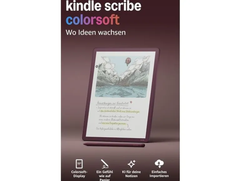 Amazon Kindle Scribe Colorsoft 11 Zoll 64 GB Feige