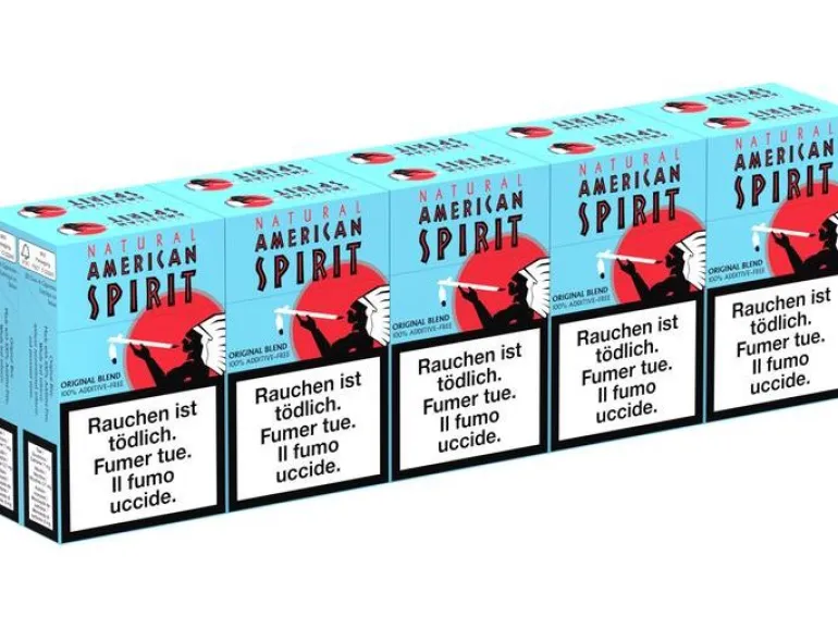 American Spirit Zigaretten Blau Box Stange à 10 Pack