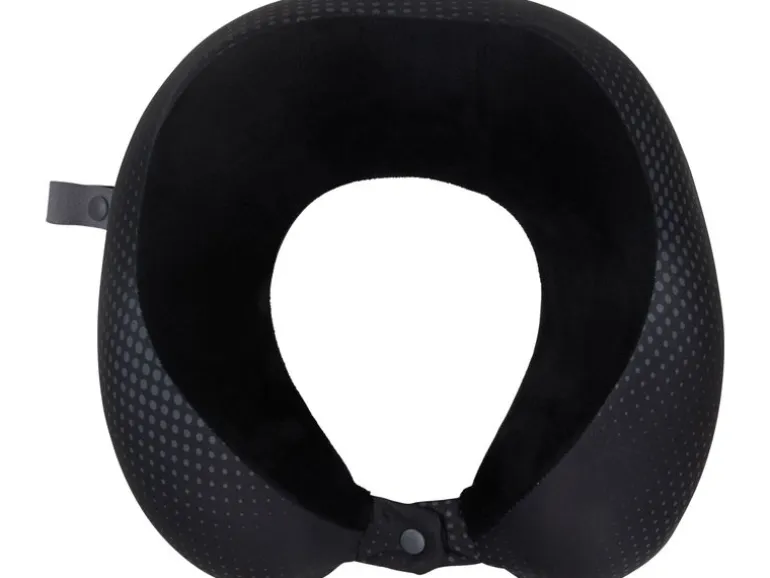 American Tourister Pillow Memory-Schaum Schwarz Grau