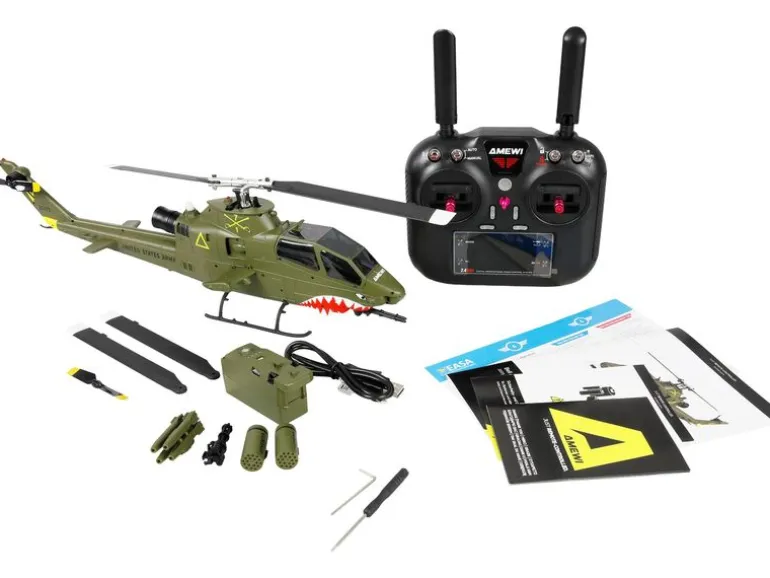 Amewi Helikopter Bell AH-1 Cobra Pro GPS 8-Kanal RTF