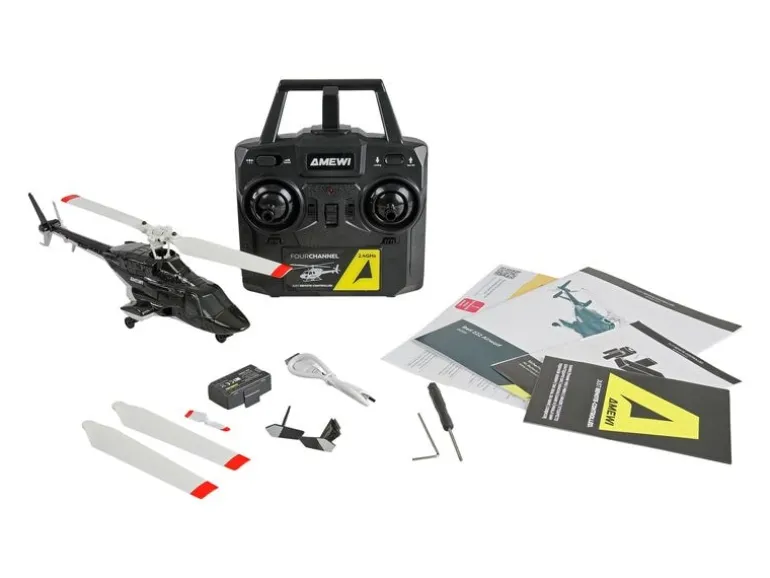 Amewi Helikopter Bell 222 Airwolf 4-Kanal 6G RTF