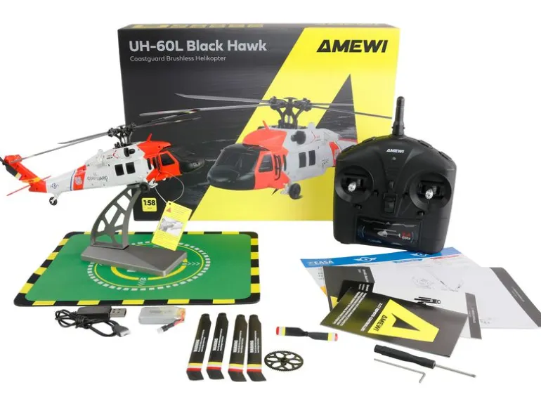 Amewi Helikopter UH-60 l Black Hawk 4-Kanal 6G RTF