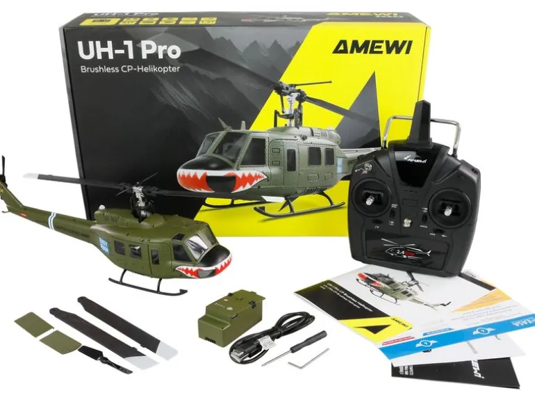 Amewi Helikopter UH-1 Pro 1:27 RTF