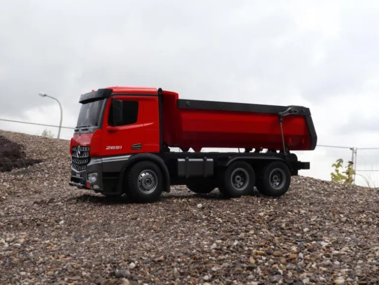 Amewi Lastwagen Mercedes-Benz Arocs 6x4 Rot, RTR, 1:14