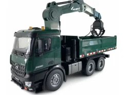 Amewi Lastwagen Mercedes Benz Arocs Kipper mit Kran 1:18, RTR