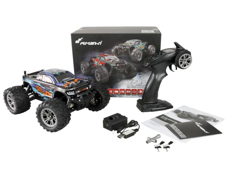 Amewi Monster Truck M-Land, Blau RTR, 1:16