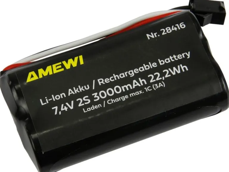 Amewi RC-Akku Li-Ion 2S 7.4 V 3000 mAh HBX 3-Pin