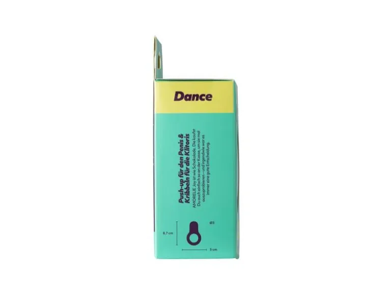 Amorelie Penisring mit Vibration «Dance» Türkis