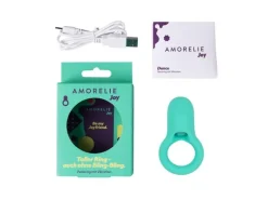Amorelie Penisring mit Vibration «Dance» Türkis