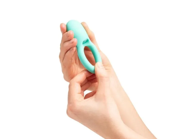 Amorelie Penisring mit Vibration «Dance» Türkis