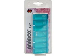Anabox Medidispenser 1x7 türkis DE/FR/IT