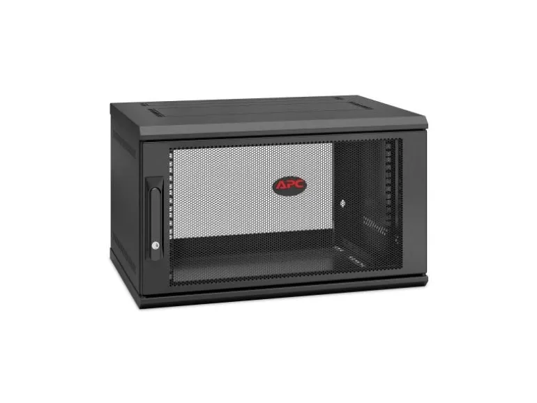 APC Wandschrank AR106SH4 19" / 6HE / Schwarz
