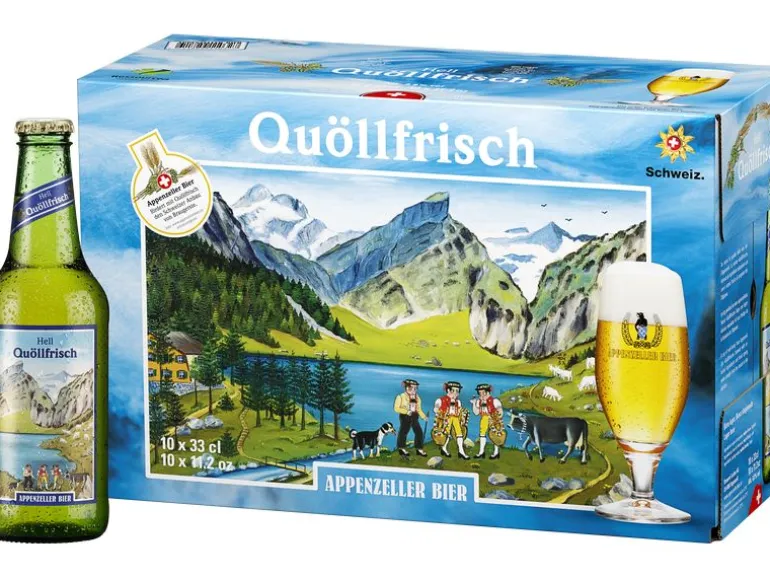 Appenzeller Bier Bier Quöllfrisch 10 x 0.33 l