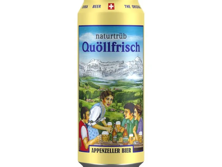 Appenzeller Bier Bier Quöllfrisch naturtrüb 6 x 0.5 l