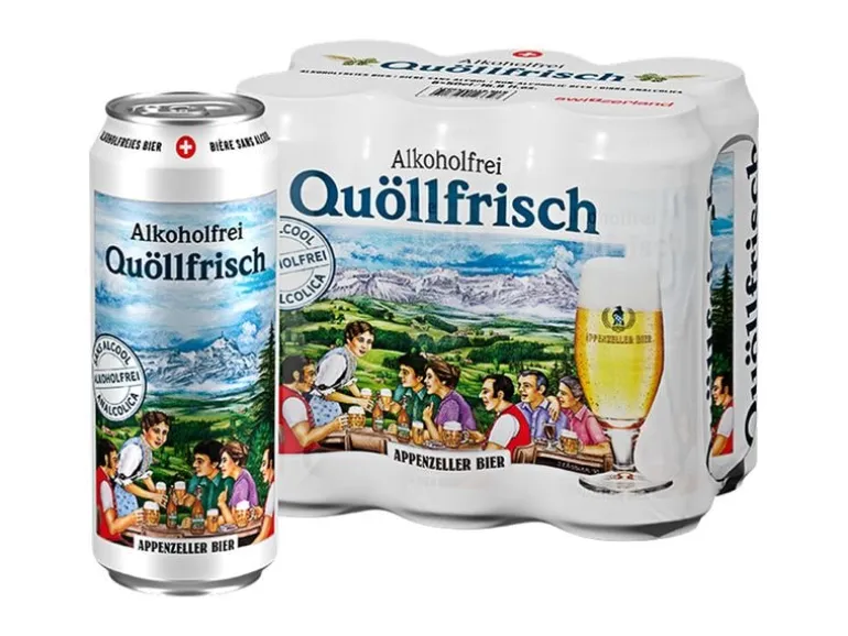Appenzeller Bier Bier Quöllfrisch alkoholfrei 6 x 0.5 l