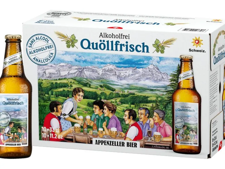 Appenzeller Bier Bier Quöllfrisch alkoholfrei 10 x 0.33 l