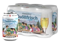 Appenzeller Bier Quöllfrisch alkoholfrei Dose 6 x 0.33 l