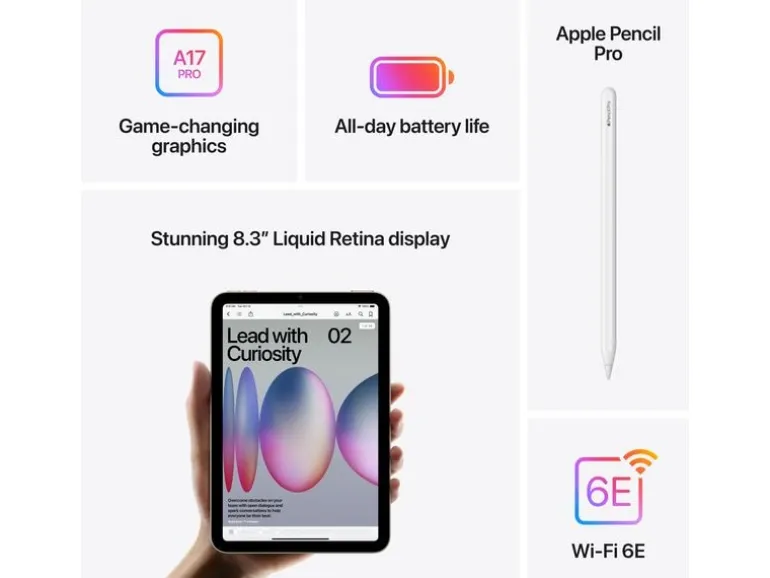 Apple iPad Mini 2024 WiFi 128 GB Space Grau