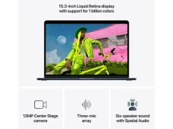 Apple MacBook Air 15" 2026 M5 10C GPU / 16 GB / 512 GB Midnight
