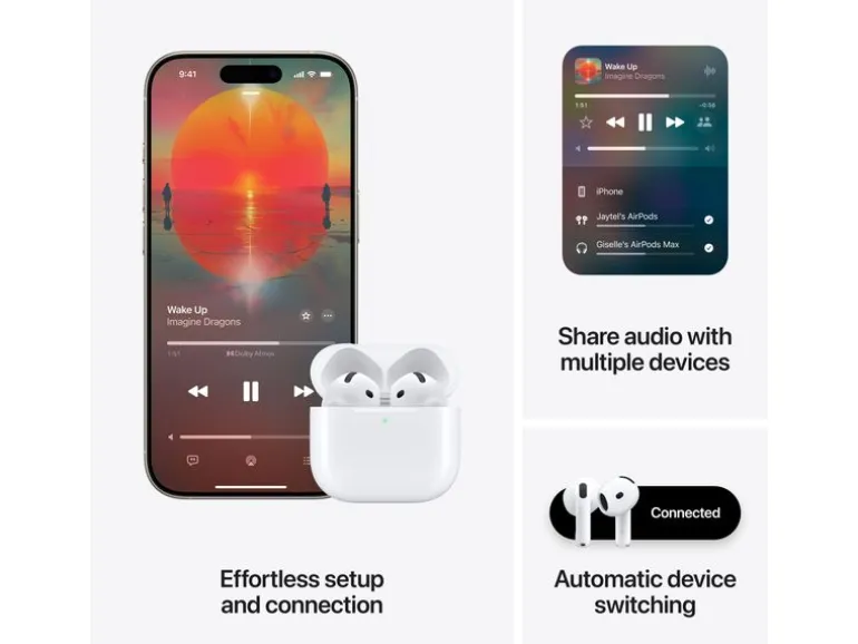 Apple True Wireless In-Ear-Kopfhörer AirPods 4 ANC USB-C