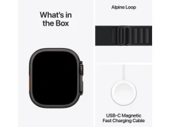 Apple Watch Ultra 3 Black Titanium Black Alpine Loop M
