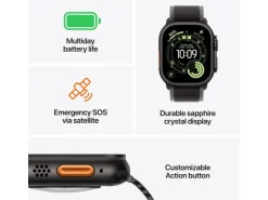 Apple Watch Ultra 3 Natural Titanium Blue Ocean Band