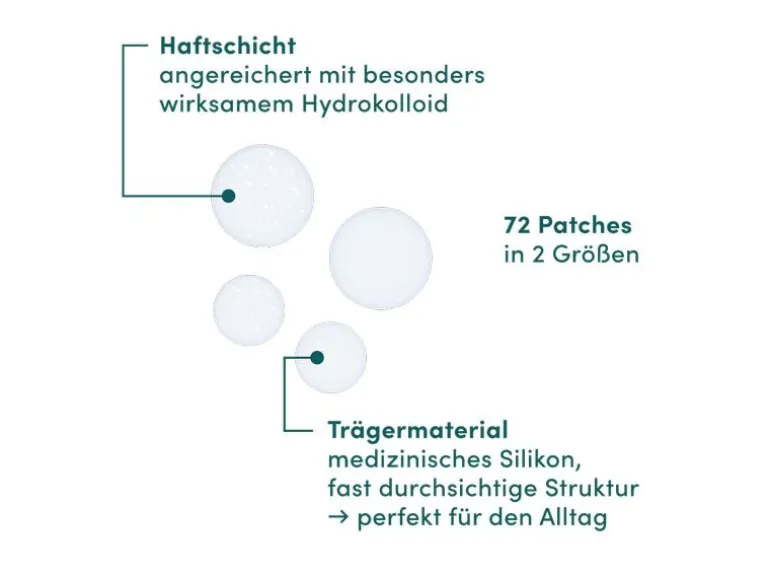 Apricot Pickel Patches 72 Stück