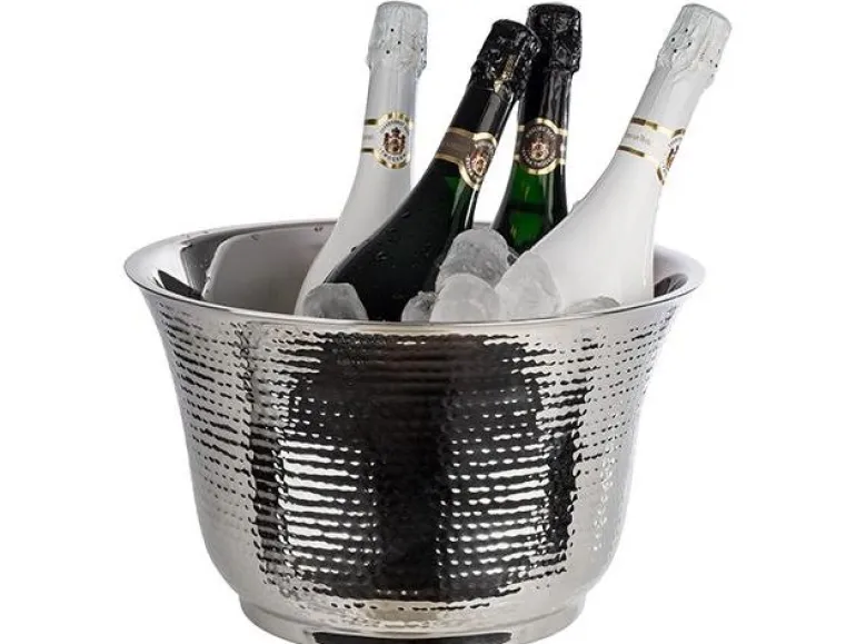 APS APS Flaschenkühler Bowl 8 Liter, Silber