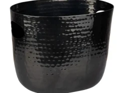 APS APS Wein Sektkühler Large 3.9 Liter, Schwarz