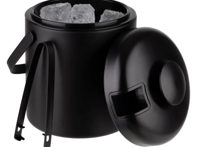 APS Eiswürfelbehälter POLAR 14 x 22 cm, 1.3 Liter, Schwarz
