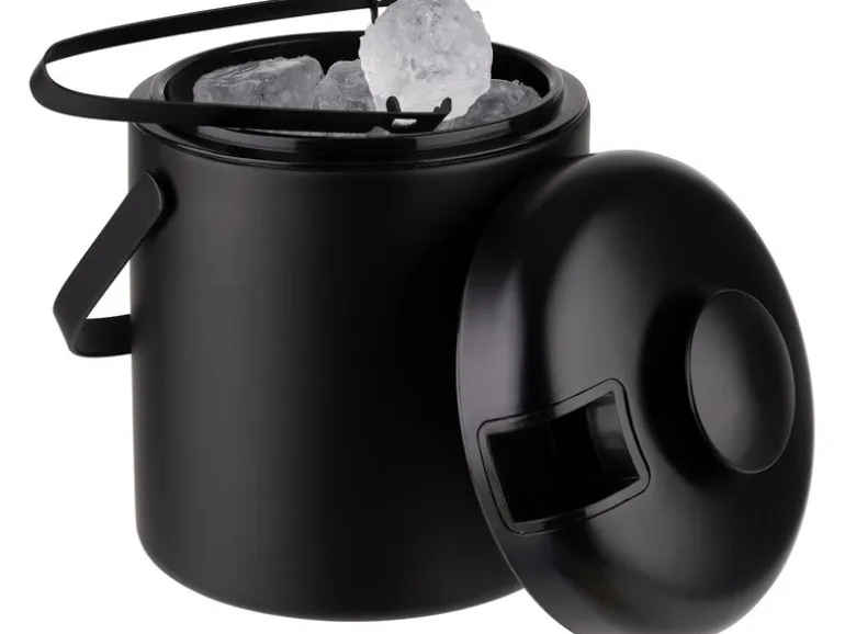 APS Eiswürfelbehälter POLAR 14 x 22 cm, 1.3 Liter, Schwarz