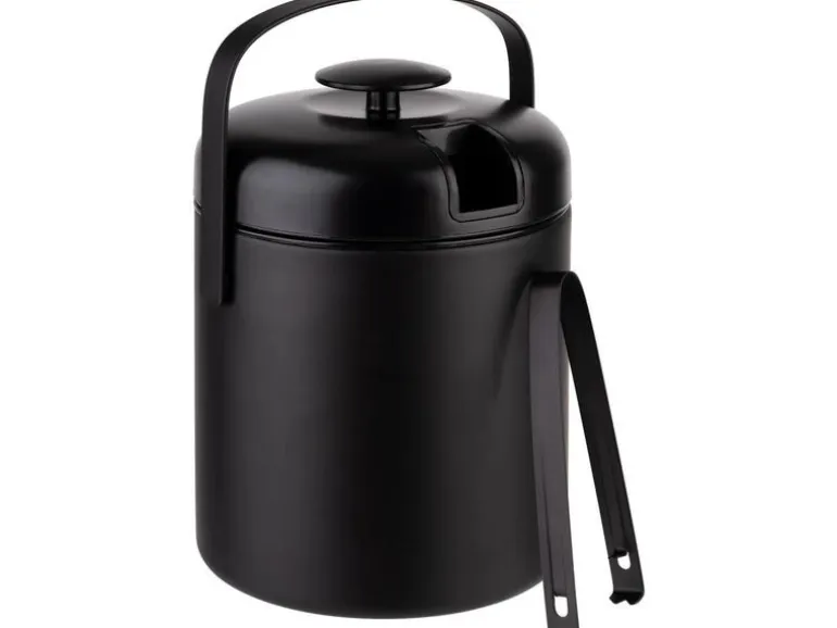APS Eiswürfelbehälter POLAR 14 x 22 cm, 1.3 Liter, Schwarz