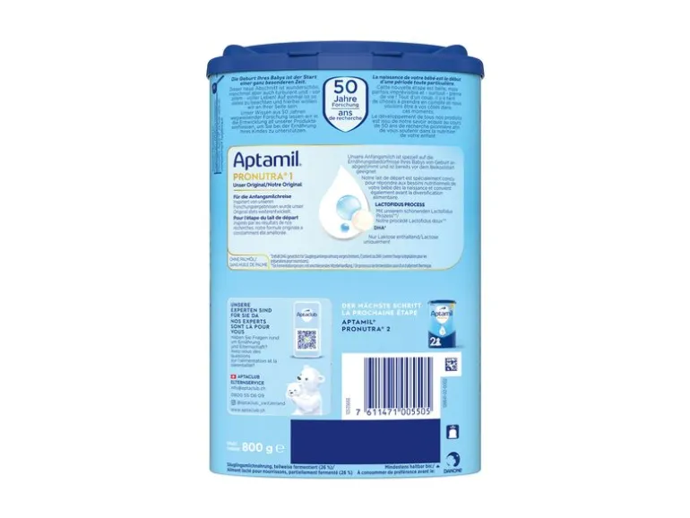 Aptamil Anfangsmilch Pronutra 1, 800 g