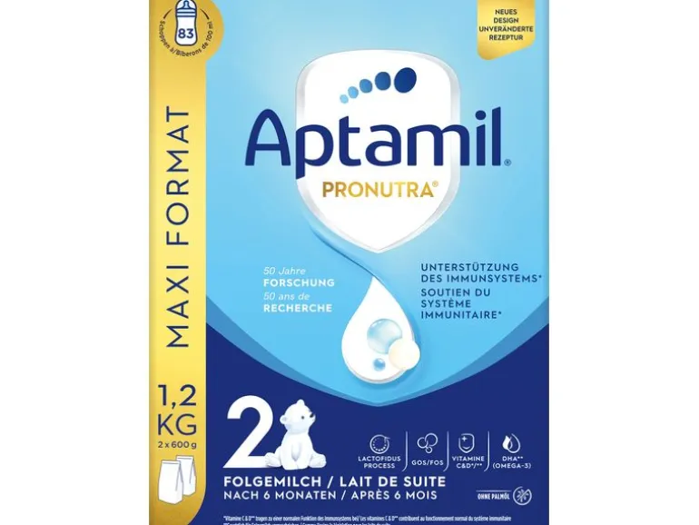 Aptamil Folgemilch Pronutra 2, 6x 600 g