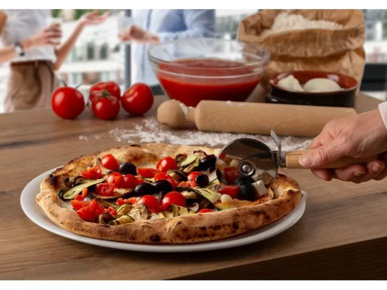 Ariete Pizzaofen ARI-3901 Elektrischer Pizzaofen Schamottstein Rot