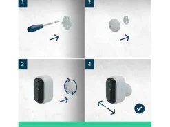 Arlo Essential Outdoor FHD (Gen 2) VMC2350 Weiss, 3er Set