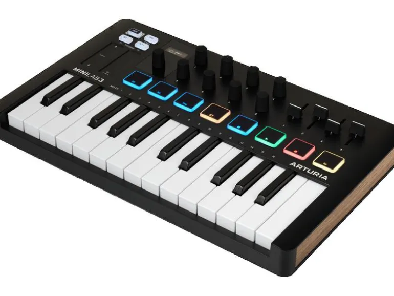 Arturia Keyboard Controller Minilab 3 Schwarz