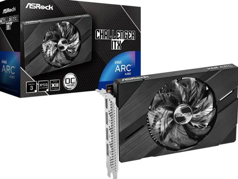 ASRock Grafikkarte Arc A380 Challenger ITX OC 6 GB