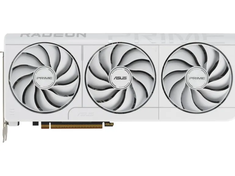 ASUS Grafikkarte Prime Radeon RX 9070 XT OC Edition 16GB Weiss