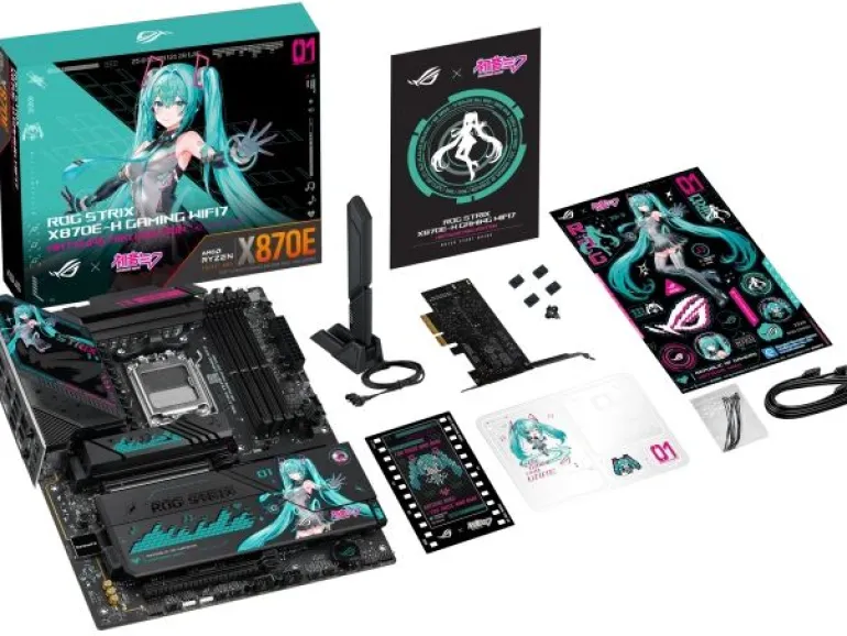 ASUS ROG Mainboard STRIX X870E-H GAMING WIFI7 Hatsune Miku Edition