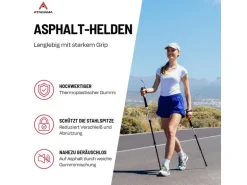 Atacama Nordic Walking Gummipuffer Wanderstockaufsatz 10er-Set