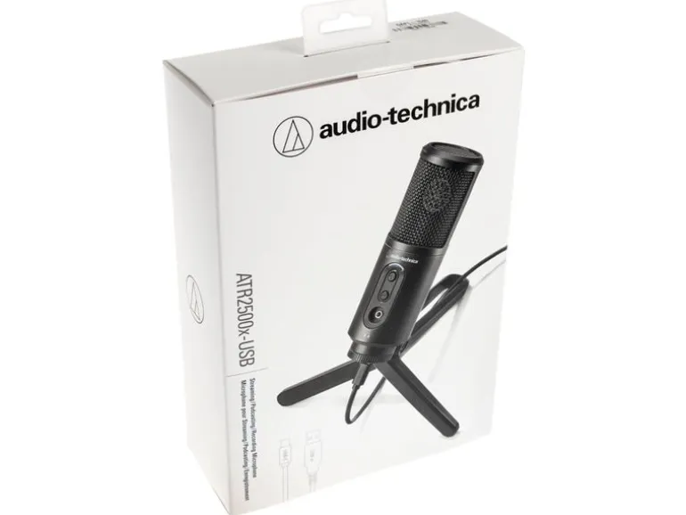 Audio-Technica ATR2500x-USB Kondensator Niere Schwarz