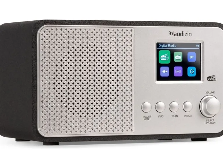 Audizio DAB+ Radio Avio Silber