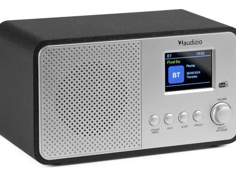 Audizio DAB+ Radio Avio Silber