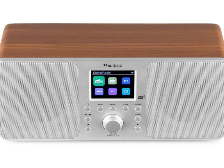 Audizio DAB+ Radio Genua Silber