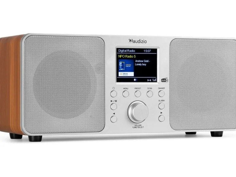 Audizio DAB+ Radio Genua Silber