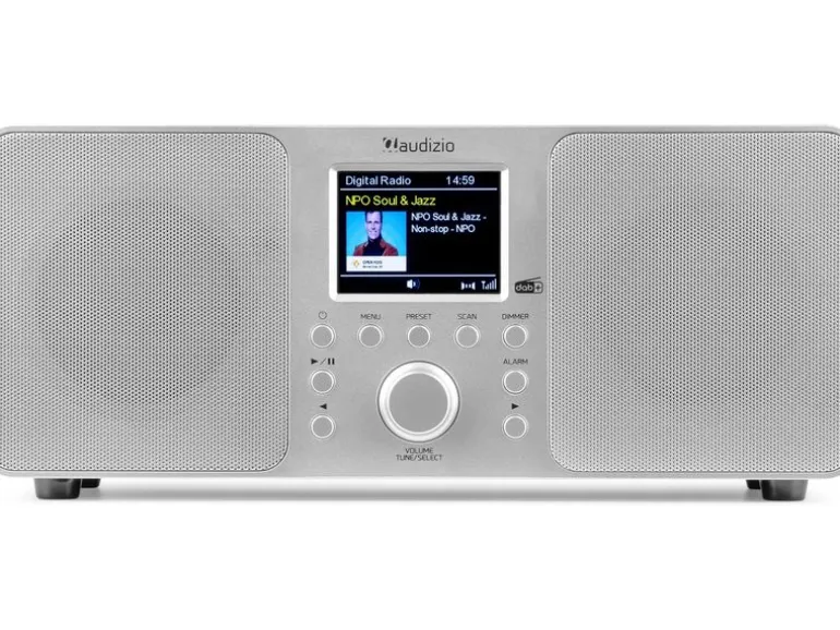 Audizio DAB+ Radio Genua Silber