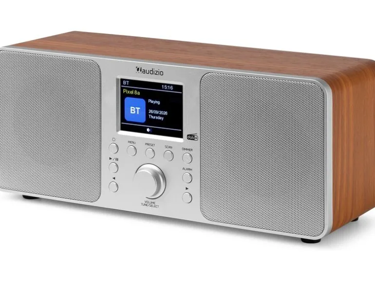 Audizio DAB+ Radio Genua Silber