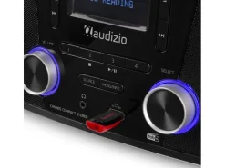 Audizio Micro-HiFi Anlage Cannes Schwarz